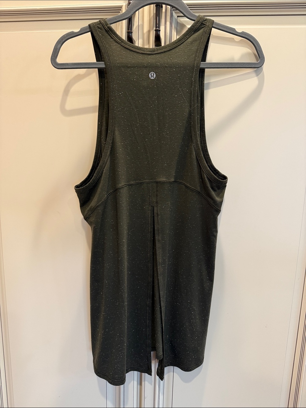 Lululemon Olive Green Speckled goal up Tank